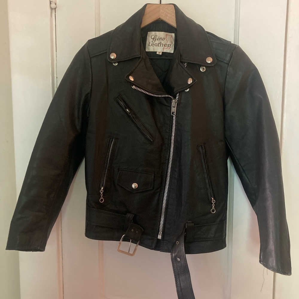 Gino Leather Black Jacket